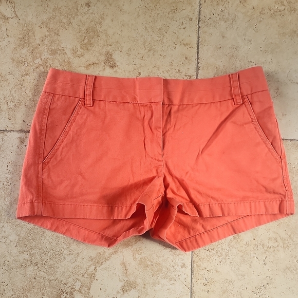 J. Crew Pants - J. Crew Coral High-Rise Cotton Shorts